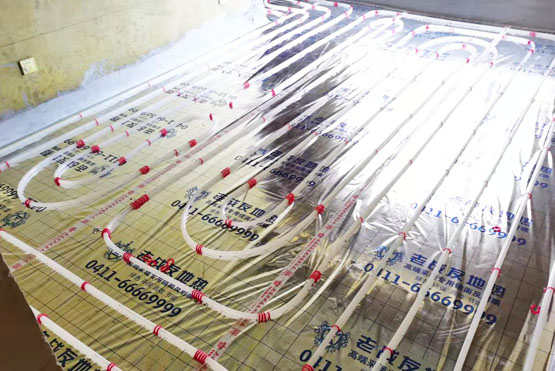 【大連地熱安裝哪家好】綠山城D座4-603安裝展示