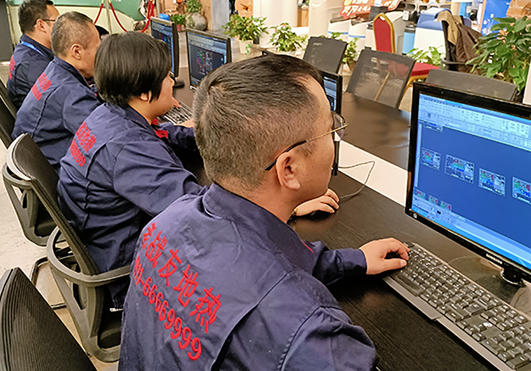 大連這家地熱公司，有施工圖紙，按圖施工！